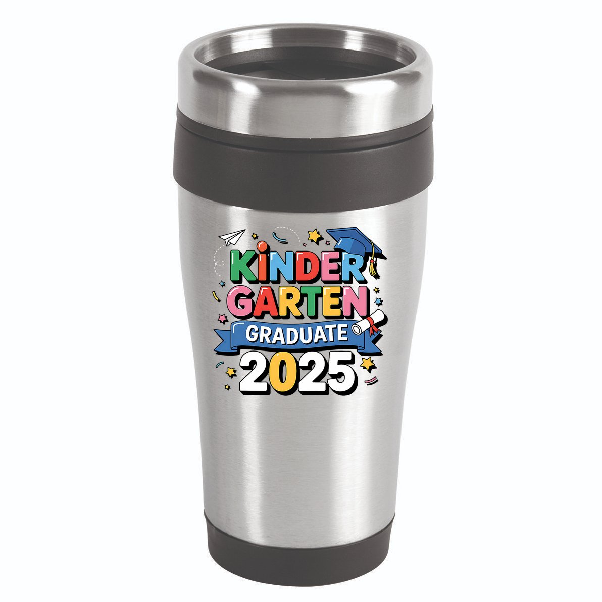 Kindergarten Graduation 2025 Graduate  16oz Travel Tumbler