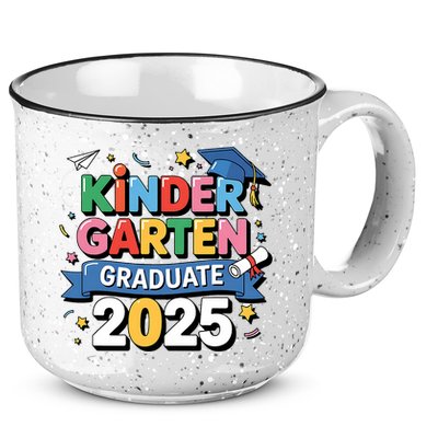 Kindergarten Graduation 2025 Graduate  15oz Campfire Ceramic Mug