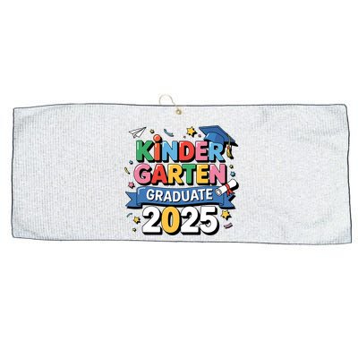Kindergarten Graduation 2025 Graduate  Large Microfiber Waffle Golf Towel