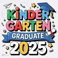 Kindergarten Graduation 2025 Graduate  Premium T-Shirt