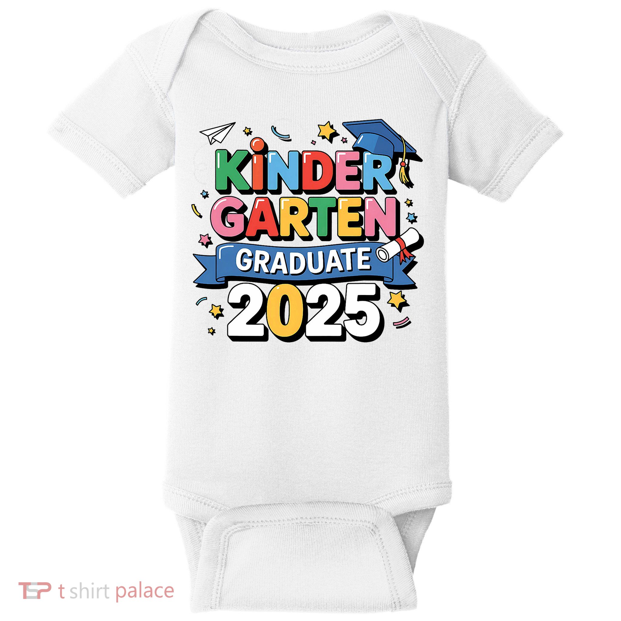 Kindergarten Graduation 2025 Graduate  Baby Bodysuit