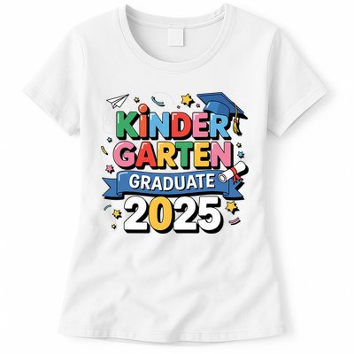 Kindergarten Graduation 2025 Graduate  Womens T-Shirt
