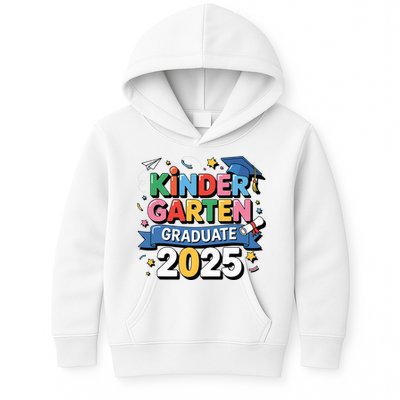 Kindergarten Graduation 2025 Graduate  Kids Hoodie