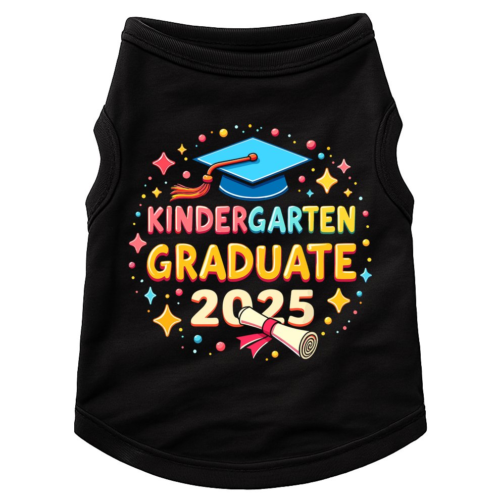 Kindergarten Graduation 2025 Graduate Doggie Tank
