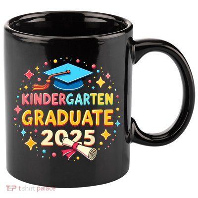 Kindergarten Graduation 2025 Graduate 11oz C Handle Ceramic Mug