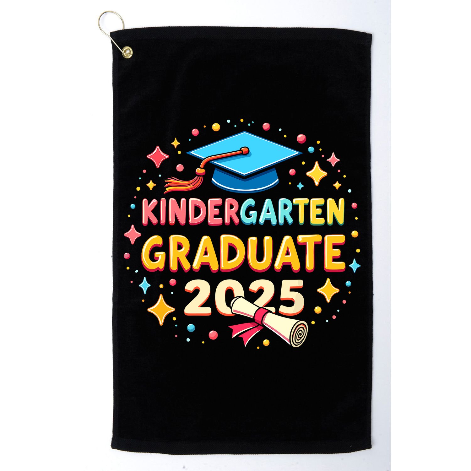 Kindergarten Graduation 2025 Graduate Golf Towel