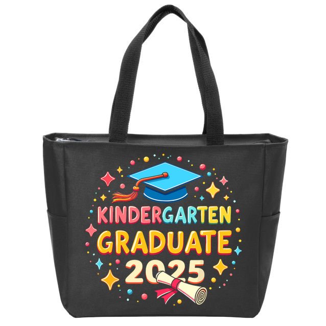 Kindergarten Graduation 2025 Graduate Zip Tote Bag