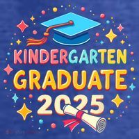 Kindergarten Graduation 2025 Graduate T-Shirt