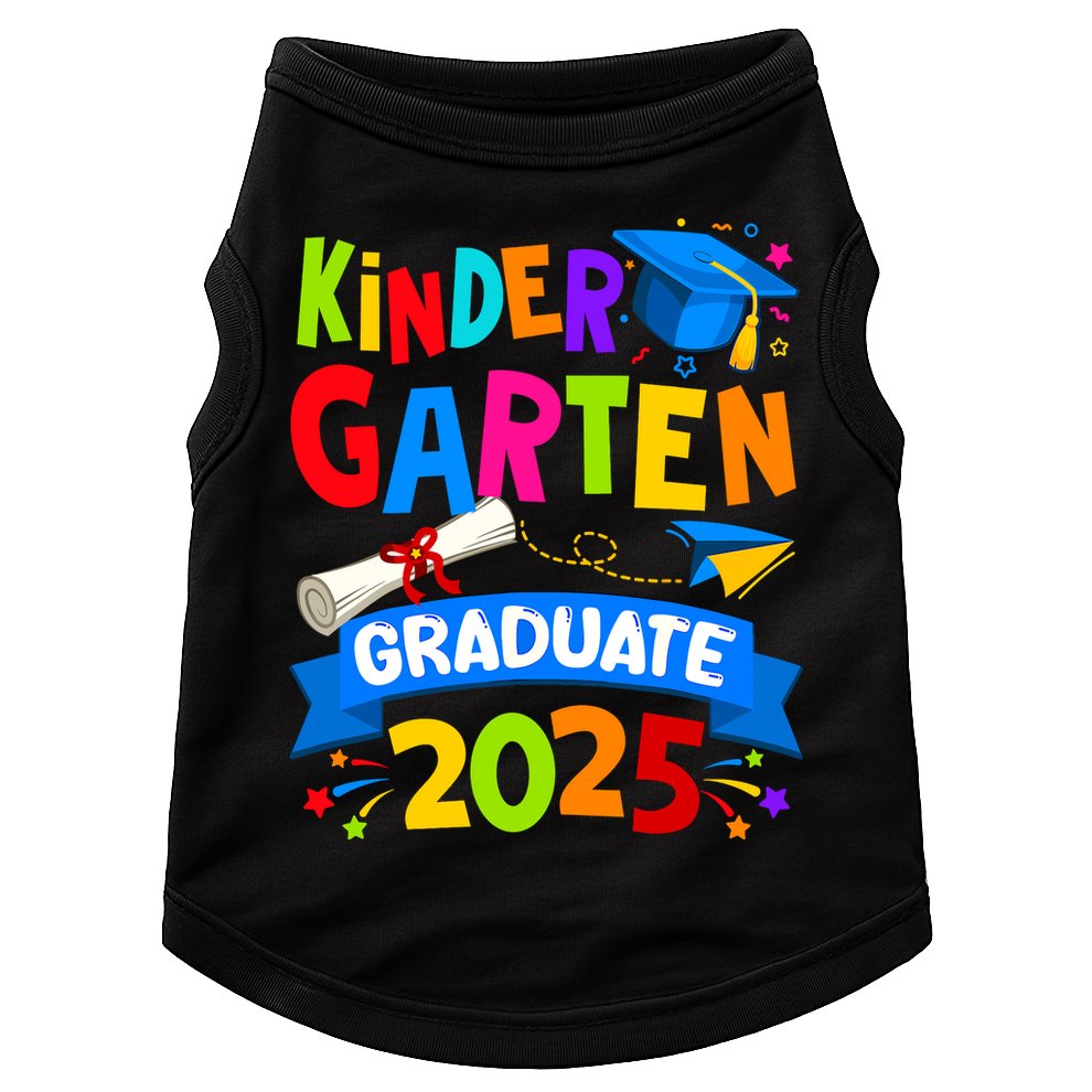 Kindergarten Graduation 2025 Graduate Doggie Tank