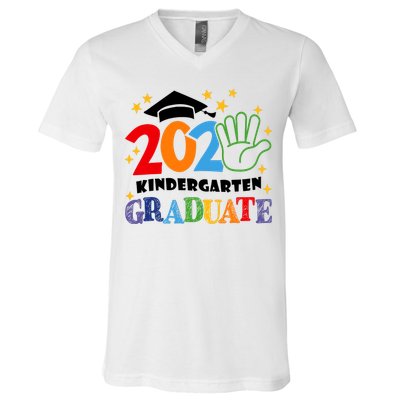 Kindergarten Graduation 2025 Graduate V-Neck T-Shirt