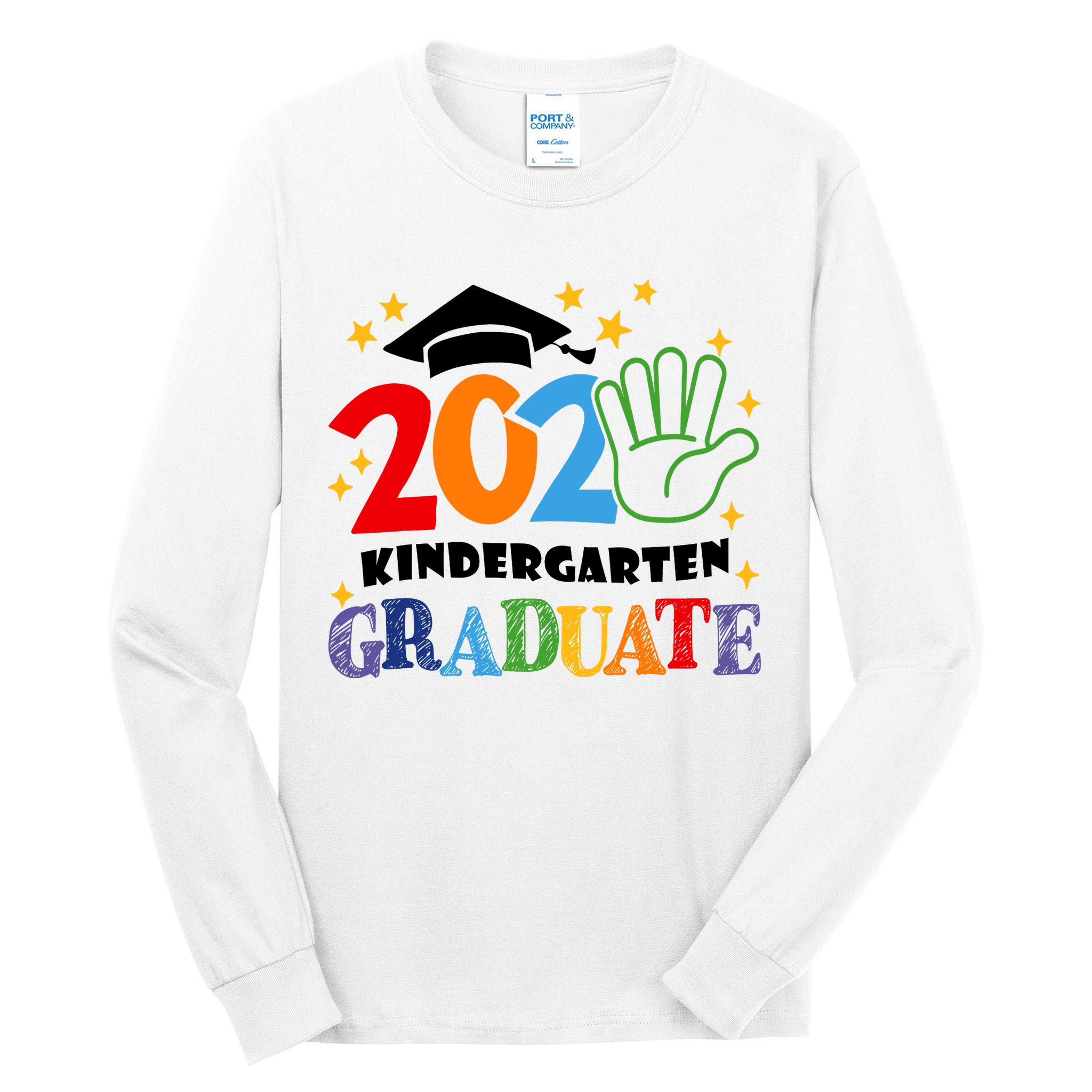 Kindergarten Graduation 2025 Graduate Tall Long Sleeve T-Shirt