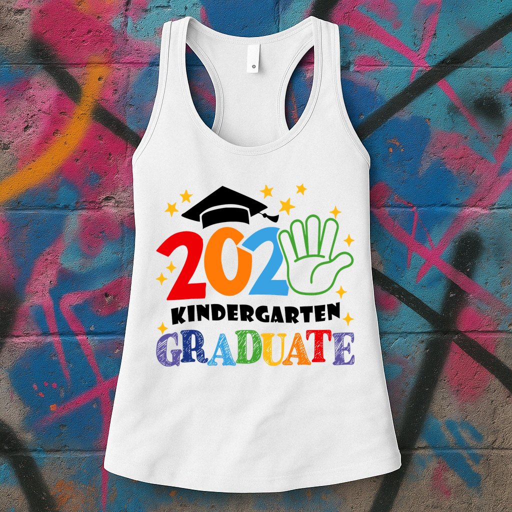 Kindergarten Graduation 2025 Graduate Womens Tank Top