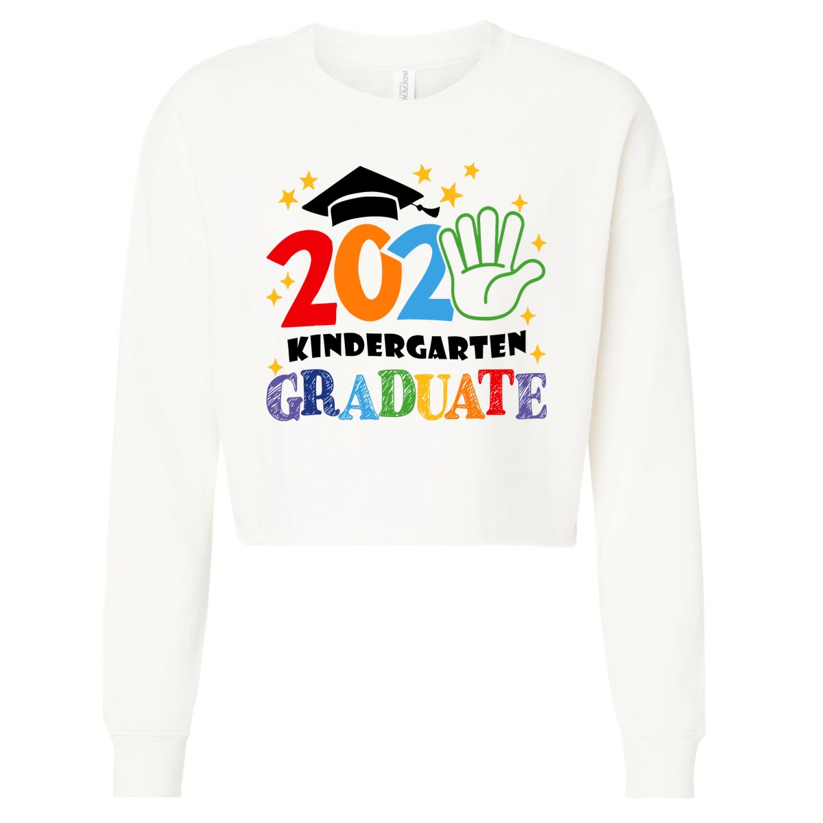 Kindergarten Graduation 2025 Graduate Cropped Pullover Crew
