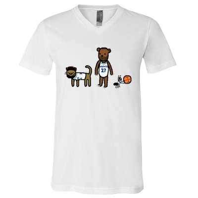 Kat Gobear Ant Wolves Big Three Limited V-Neck T-Shirt