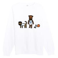 Kat Gobear Ant Wolves Big Three Limited Premium Crewneck Sweatshirt