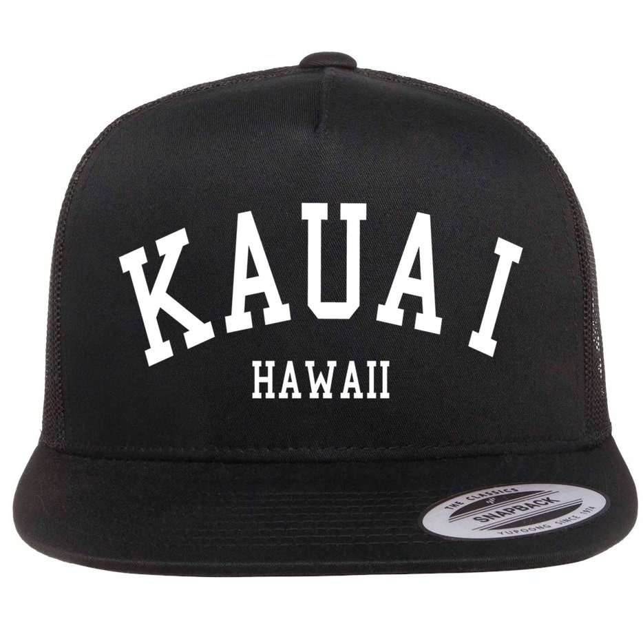 Kauai Gift Aloha Hawaii Tribe Beach Gift Flat Bill Trucker Hat
