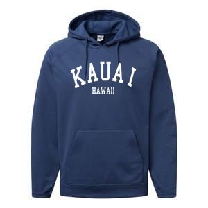 Kauai Gift Aloha Hawaii Tribe Beach Gift Performance Fleece Hoodie