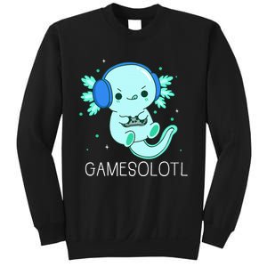 Kawaii Gamesolotl Axolotl Gamer Anime Gifts Sweatshirt