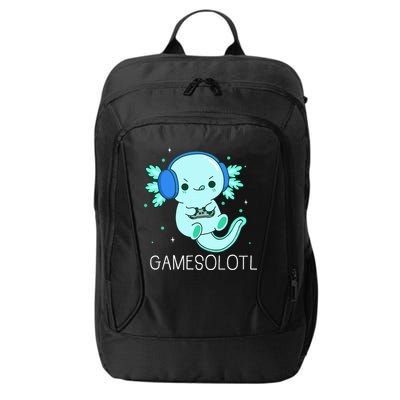 Kawaii Gamesolotl Axolotl Gamer Anime Gifts City Backpack