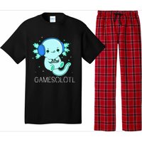 Kawaii Gamesolotl Axolotl Gamer Anime Gifts Pajama Set