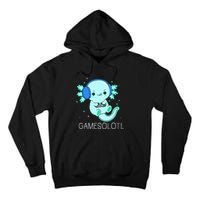 Kawaii Gamesolotl Axolotl Gamer Anime Gifts Tall Hoodie