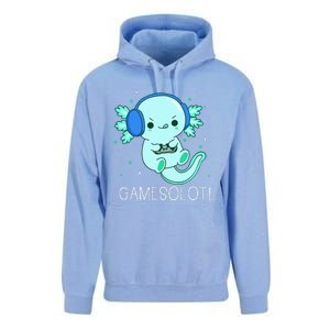 Kawaii Gamesolotl Axolotl Gamer Anime Gifts Unisex Surf Hoodie