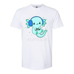 Kawaii Gamesolotl Axolotl Gamer Anime Gifts Softstyle CVC T-Shirt