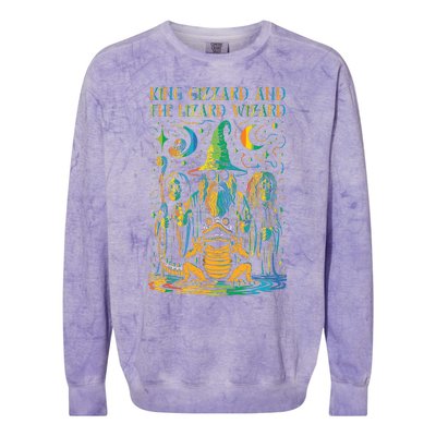 King Gizzard And The Lizard Wizard Original Fan Art Colorblast Crewneck Sweatshirt