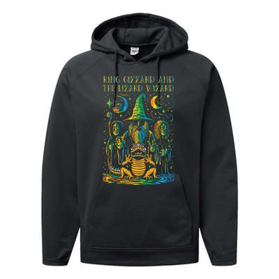 King Gizzard And The Lizard Wizard Original Fan Art Performance Fleece Hoodie