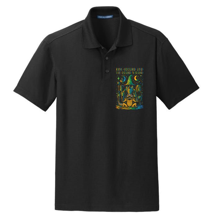 King Gizzard And The Lizard Wizard Original Fan Art Dry Zone Grid Polo