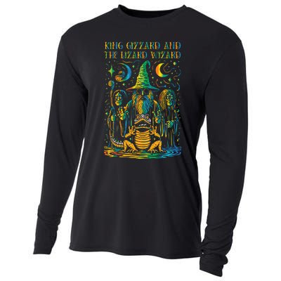 King Gizzard And The Lizard Wizard Original Fan Art Cooling Performance Long Sleeve Crew