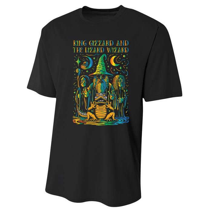 King Gizzard And The Lizard Wizard Original Fan Art Performance Sprint T-Shirt