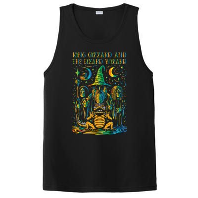 King Gizzard And The Lizard Wizard Original Fan Art PosiCharge Competitor Tank