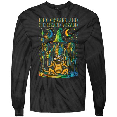 King Gizzard And The Lizard Wizard Original Fan Art Tie-Dye Long Sleeve Shirt