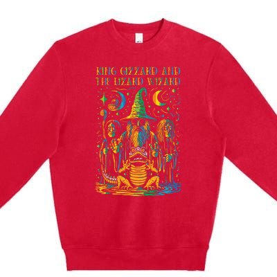 King Gizzard And The Lizard Wizard Original Fan Art Premium Crewneck Sweatshirt