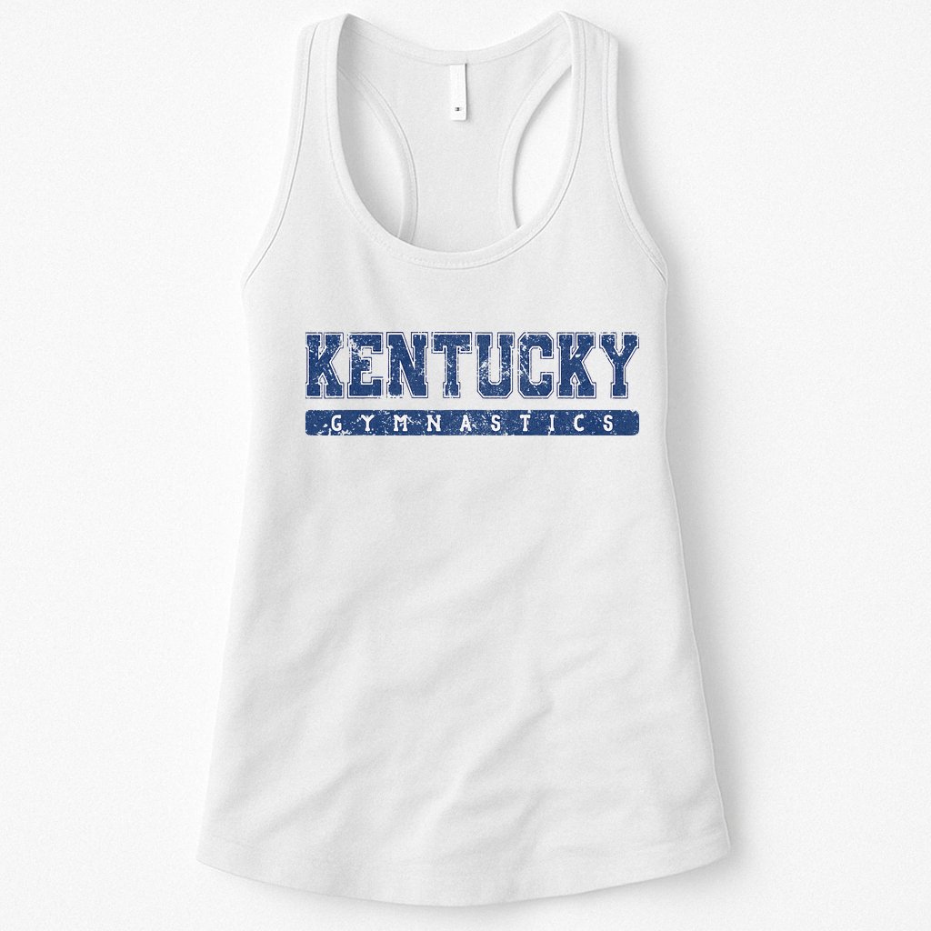 Kentucky Gymnastics Blue Womens Tank Top