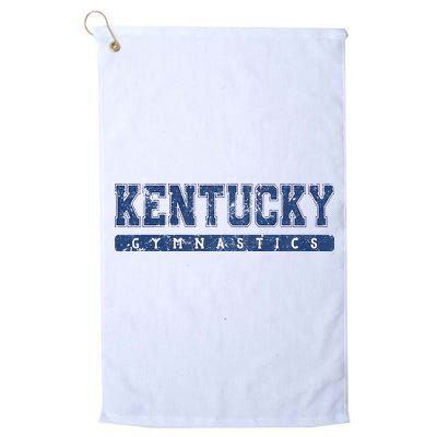 Kentucky Gymnastics Blue Golf Towel