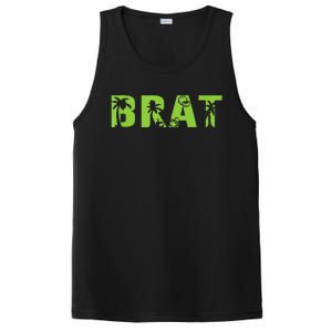 Kamala Green Brat Coconut Tree Summer Vibes PosiCharge Competitor Tank