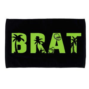 Kamala Green Brat Coconut Tree Summer Vibes Microfiber Hand Towel