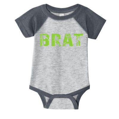 Kamala Green Brat Coconut Tree Summer Vibes Infant Baby Jersey Bodysuit