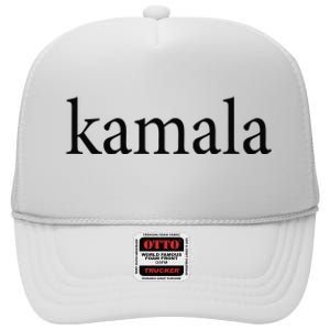 Kamala Green Brat 2024 High Crown Mesh Back Trucker Hat