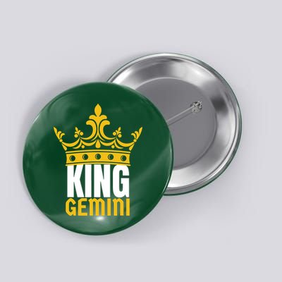 King Gemini Birthday Horoscope Zodiac Sign Astrology Button