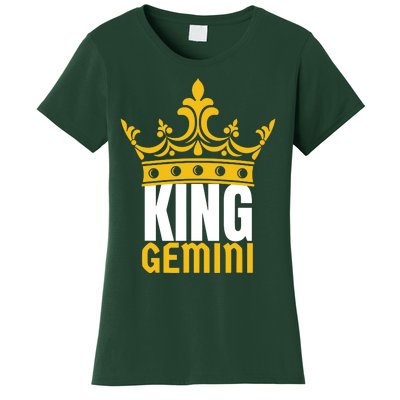 King Gemini Birthday Horoscope Zodiac Sign Astrology Women's T-Shirt