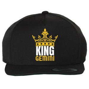 King Gemini Birthday Horoscope Zodiac Sign Astrology Wool Snapback Cap