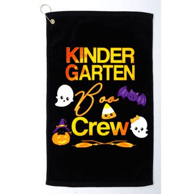 Kinder Garten Boo Crew Scare Kicked Event Trending Halloween Platinum Collection Golf Towel