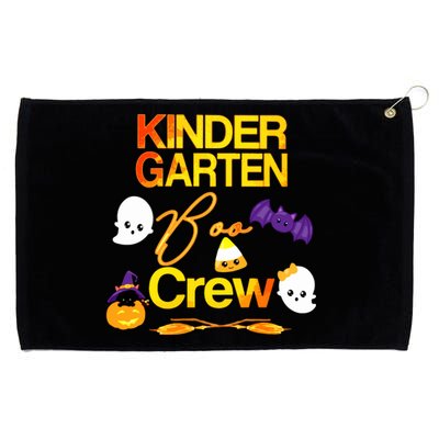 Kinder Garten Boo Crew Scare Kicked Event Trending Halloween Grommeted Golf Towel