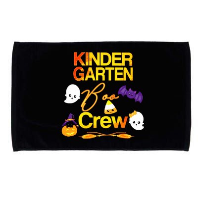 Kinder Garten Boo Crew Scare Kicked Event Trending Halloween Microfiber Hand Towel