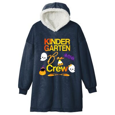 Kinder Garten Boo Crew Scare Kicked Event Trending Halloween Hooded Wearable Blanket