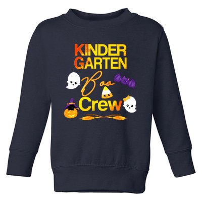 Kinder Garten Boo Crew Scare Kicked Event Trending Halloween Toddler Sweatshirt