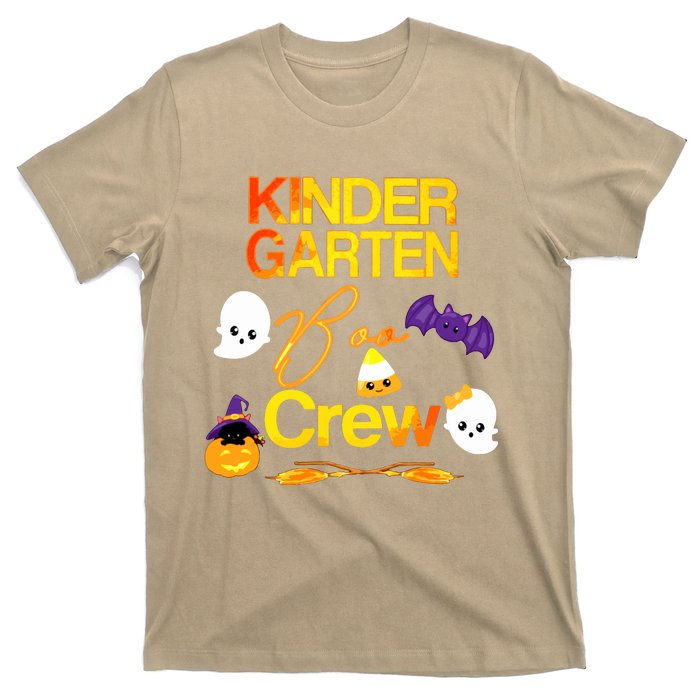 Kinder Garten Boo Crew Scare Kicked Event Trending Halloween T-Shirt